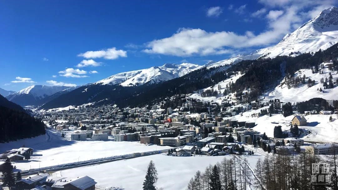 △瑞士，達(dá)沃斯小鎮(zhèn)。