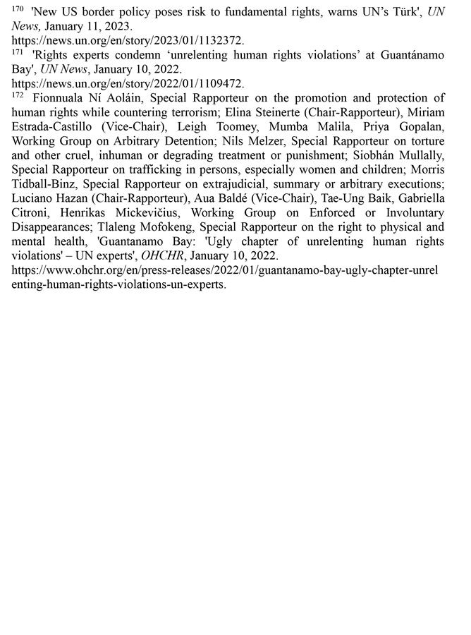 （圖表）［2022年美國(guó)侵犯人權(quán)報(bào)告］《2022年美國(guó)侵犯人權(quán)報(bào)告》注釋（14）