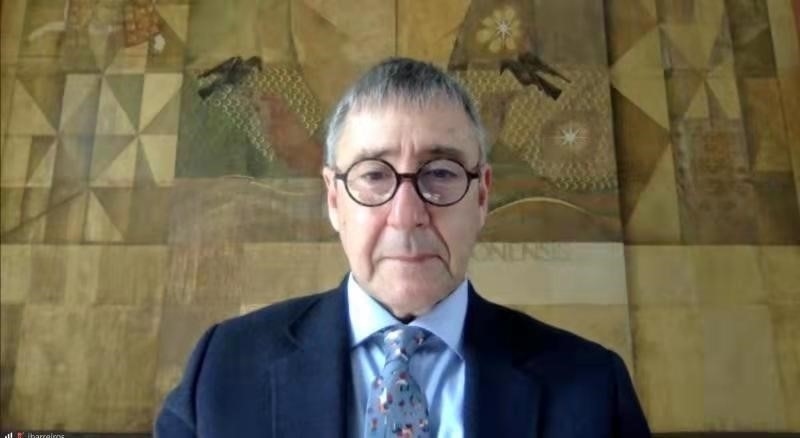 里斯本大學孔子學院葡方院長若昂·巴雷羅。中國駐葡萄牙大使館供圖