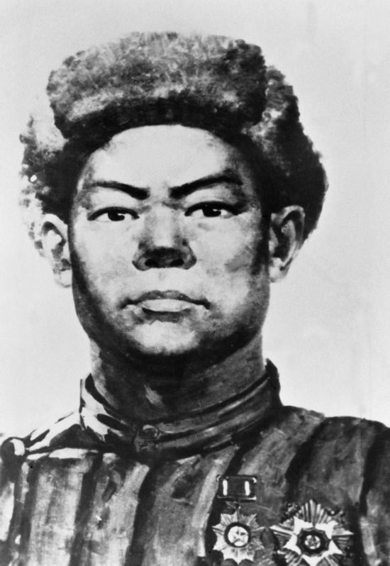 這是黃繼光像。新華社發(fā)（資料照片）