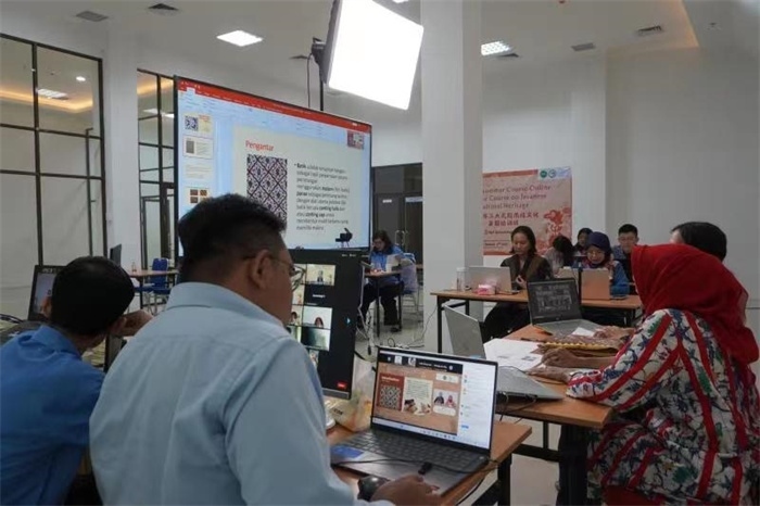 活動(dòng)現(xiàn)場(chǎng)。供圖：印尼三一一大學(xué)孔子學(xué)院