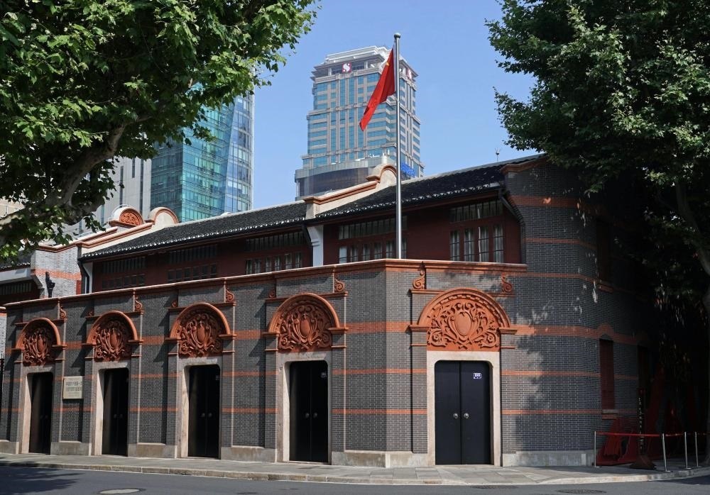 2023年6月9日拍攝的中共一大會(huì)址外景。新華社記者 劉穎 攝
