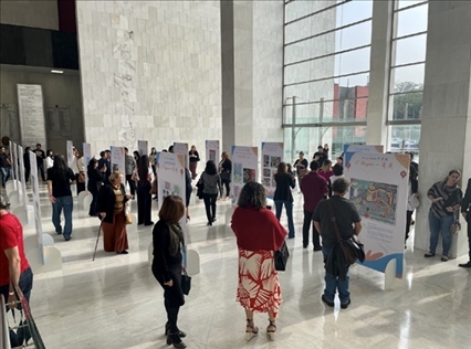 獲獎(jiǎng)作品展現(xiàn)場(chǎng)。中國(guó)駐圣保羅總領(lǐng)館供圖