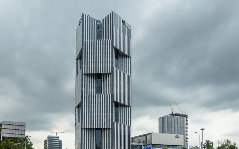 上海浦東新區(qū)，金磚國(guó)家新開(kāi)發(fā)銀行總部大樓。