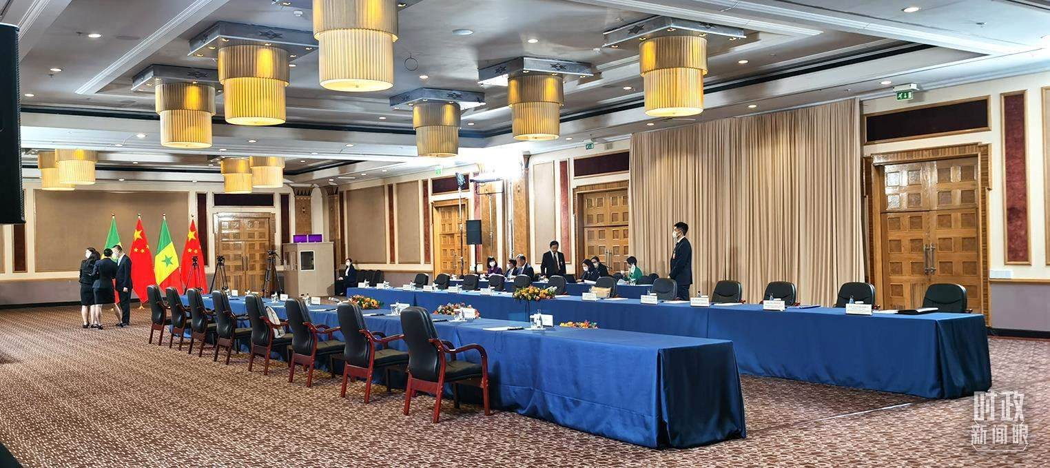 △23日下午，4場(chǎng)會(huì)見(jiàn)在這里舉行。（總臺(tái)央視記者郭鴻拍攝）