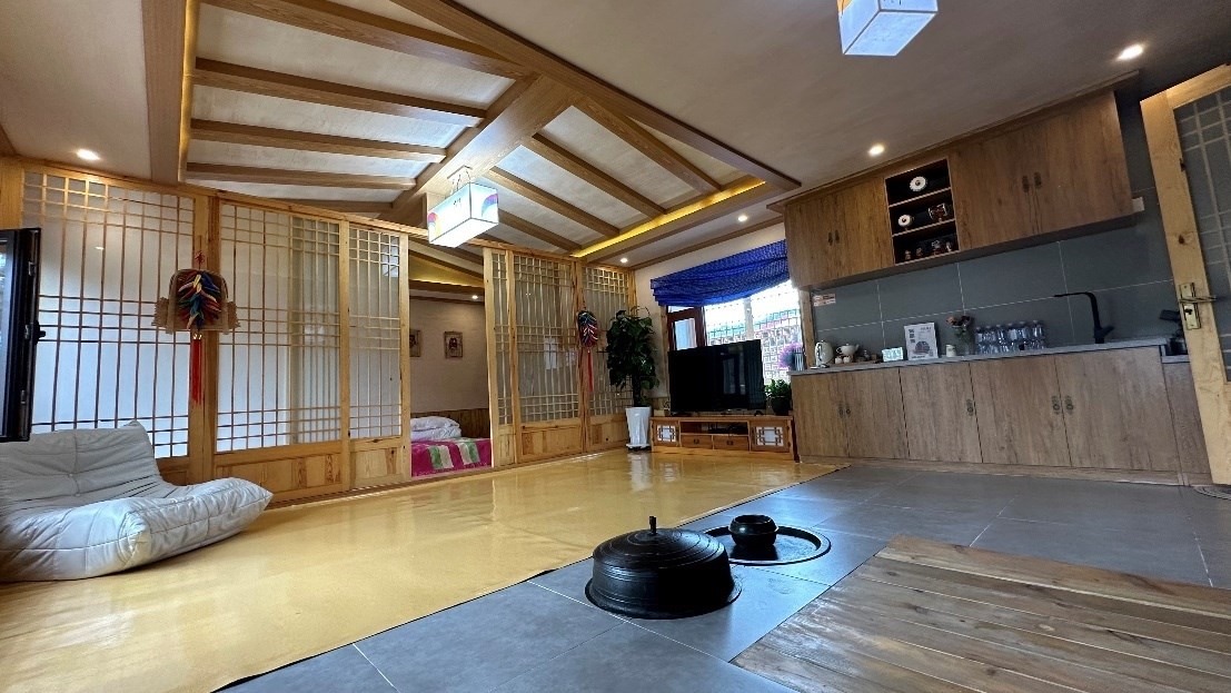 具有朝鮮族特色的民宿。人民網(wǎng)記者 金洪花 攝