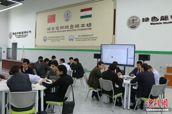 2023年4月，位于杜尚別的塔吉克斯坦魯班工坊課堂。張碩 攝