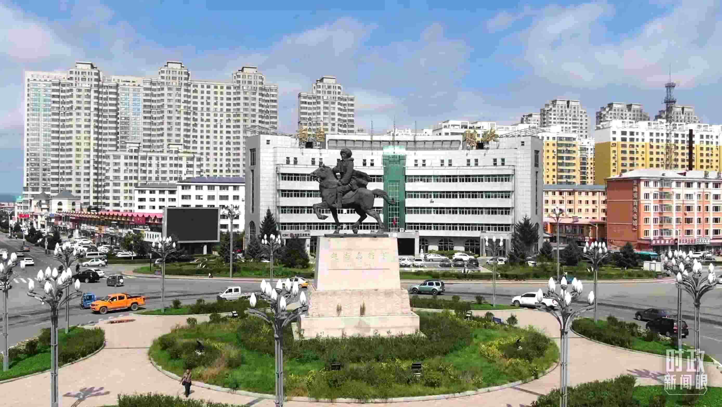 △哈爾濱市尚志市航拍。（總臺央視記者張耿生拍攝）