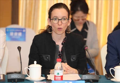 法國駐華大使館公使銜參贊白美燕致辭。主辦方供圖