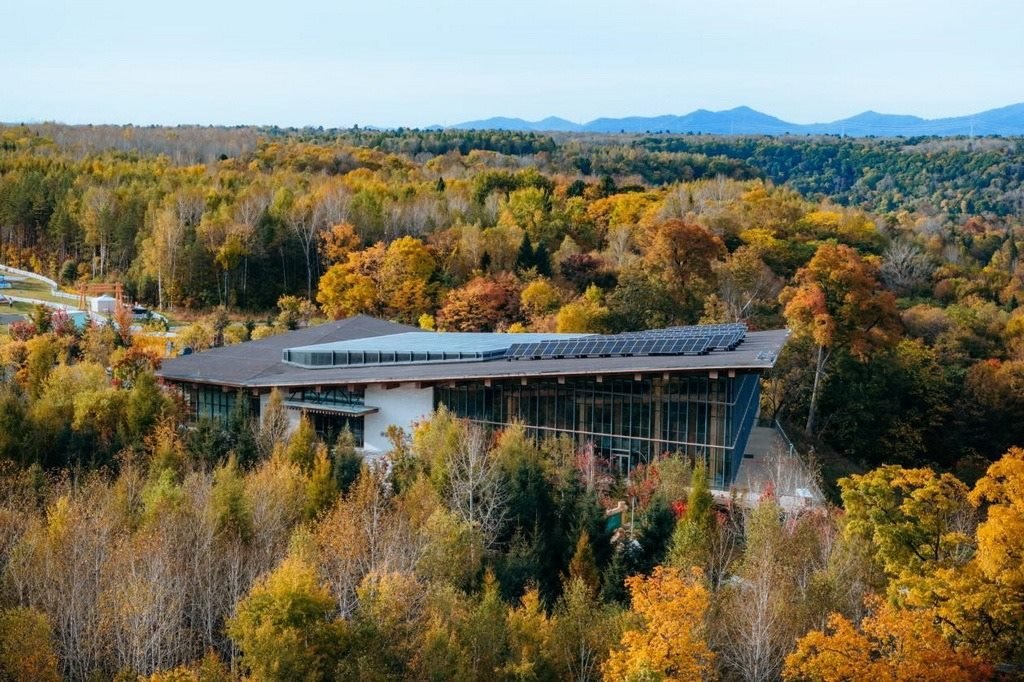 園區(qū)在多棟建筑上都安裝有分布式光伏發(fā)電設(shè)施。邱活攝