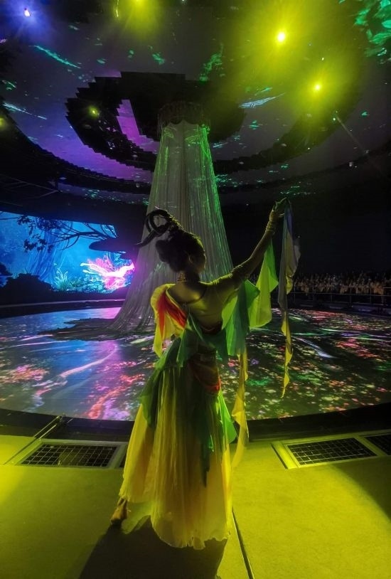 《天釀》演出場(chǎng)景。本報(bào)記者常雯宜攝