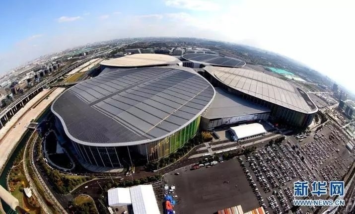 中國國際進口博覽會舉辦場地——國家會展中心（上海）。新華社記者 凡軍 攝