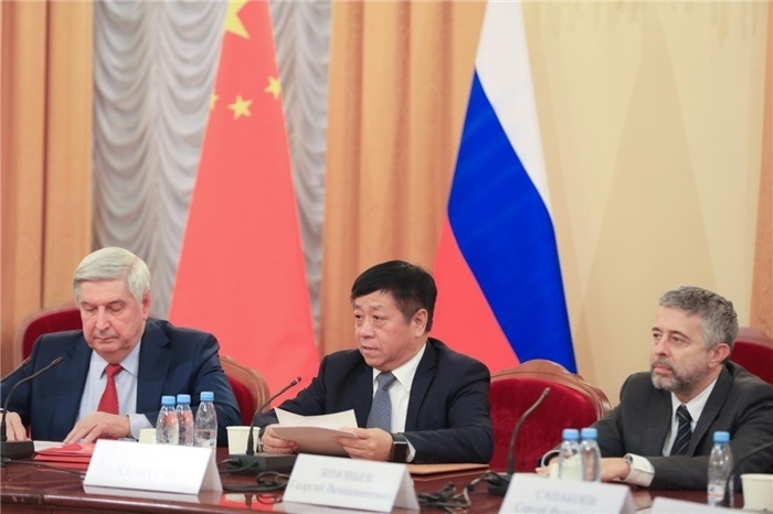 張漢暉大使致辭。駐俄羅斯使館供圖