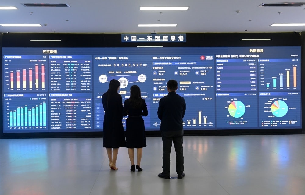 中國(guó)—東盟信息港股份有限公司展廳。