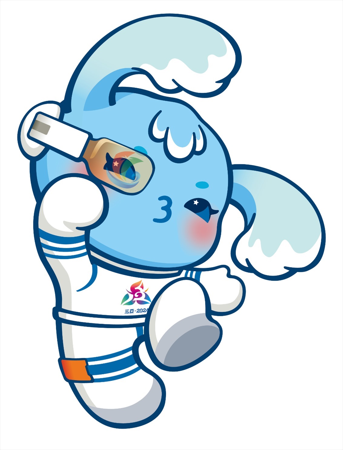 第十二屆全國(guó)少數(shù)民族傳統(tǒng)體育運(yùn)動(dòng)會(huì)吉祥物“吉貝”。第十二屆全國(guó)少數(shù)民族傳統(tǒng)體育運(yùn)動(dòng)會(huì)組委會(huì)供圖