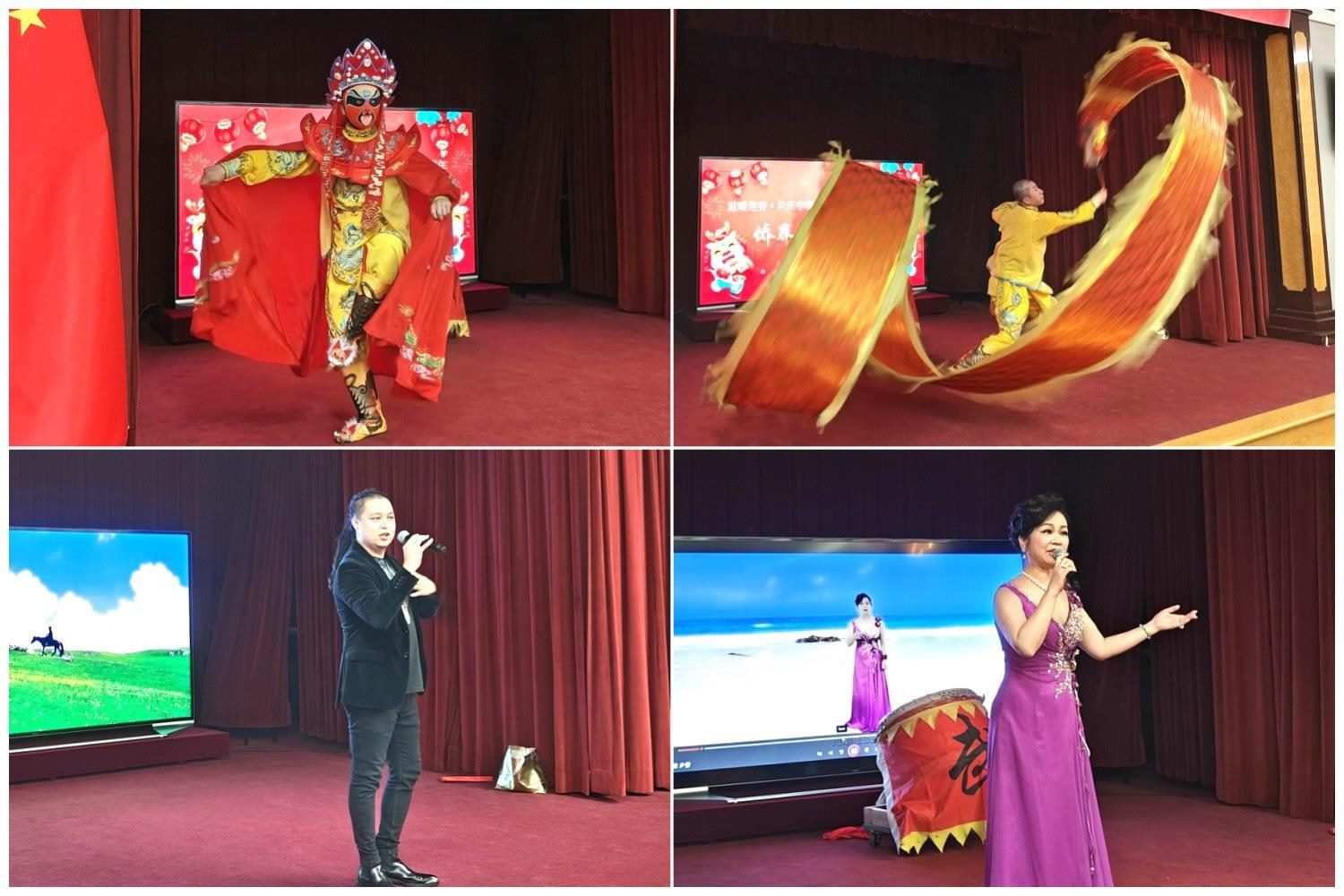 當?shù)貎S界知名演員獻上精彩演出。主辦方供圖