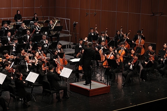 音樂會(huì)現(xiàn)場(chǎng)。學(xué)校供圖