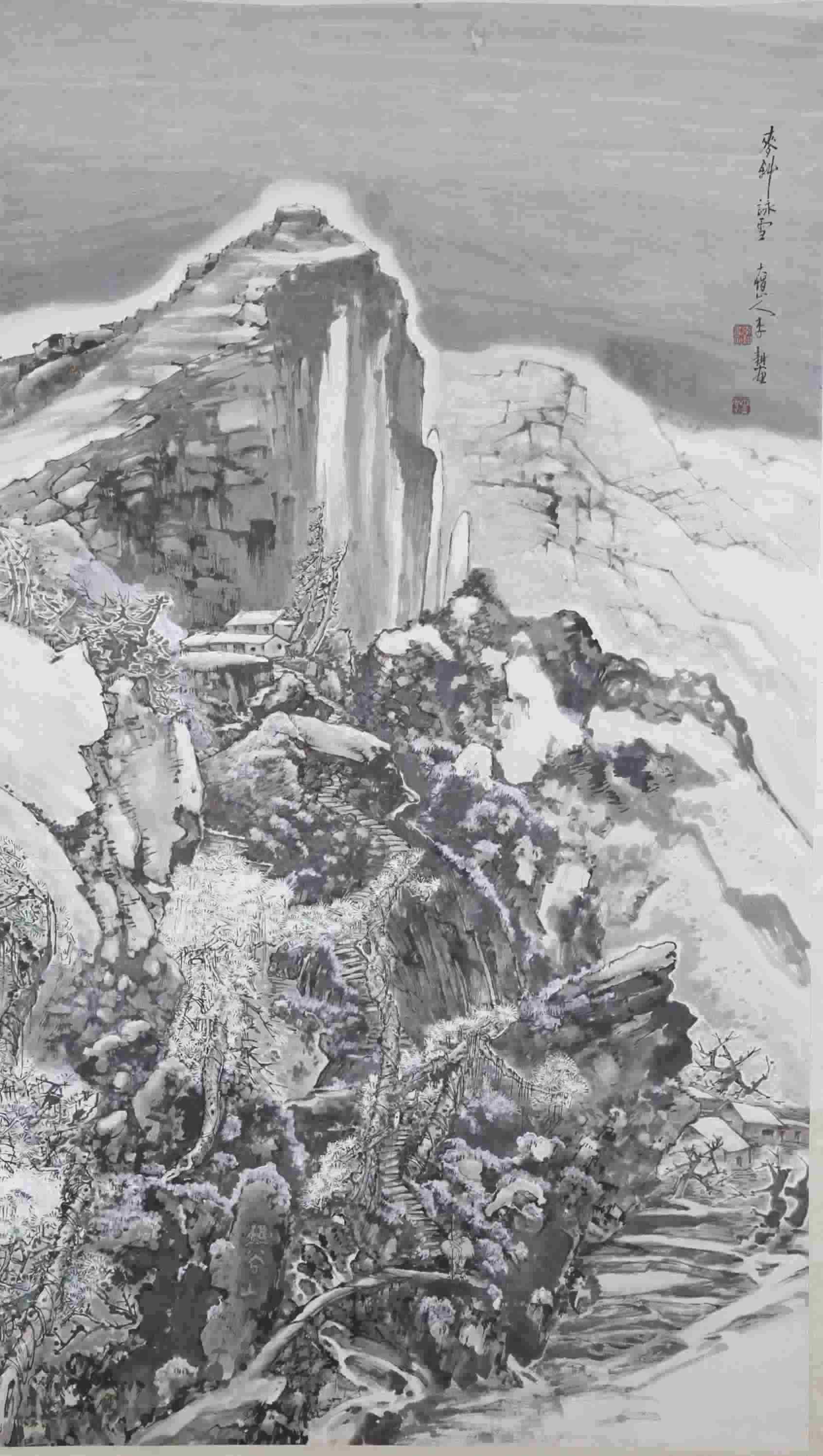 李耕畫作。(仙游縣博物館供圖)