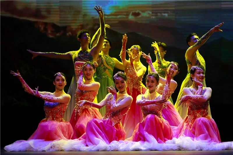 2024年“四海同春”慰僑訪演團亞太團新西蘭惠靈頓演出現(xiàn)場。圖片由陸欣讌、孟韜、葉勇提供