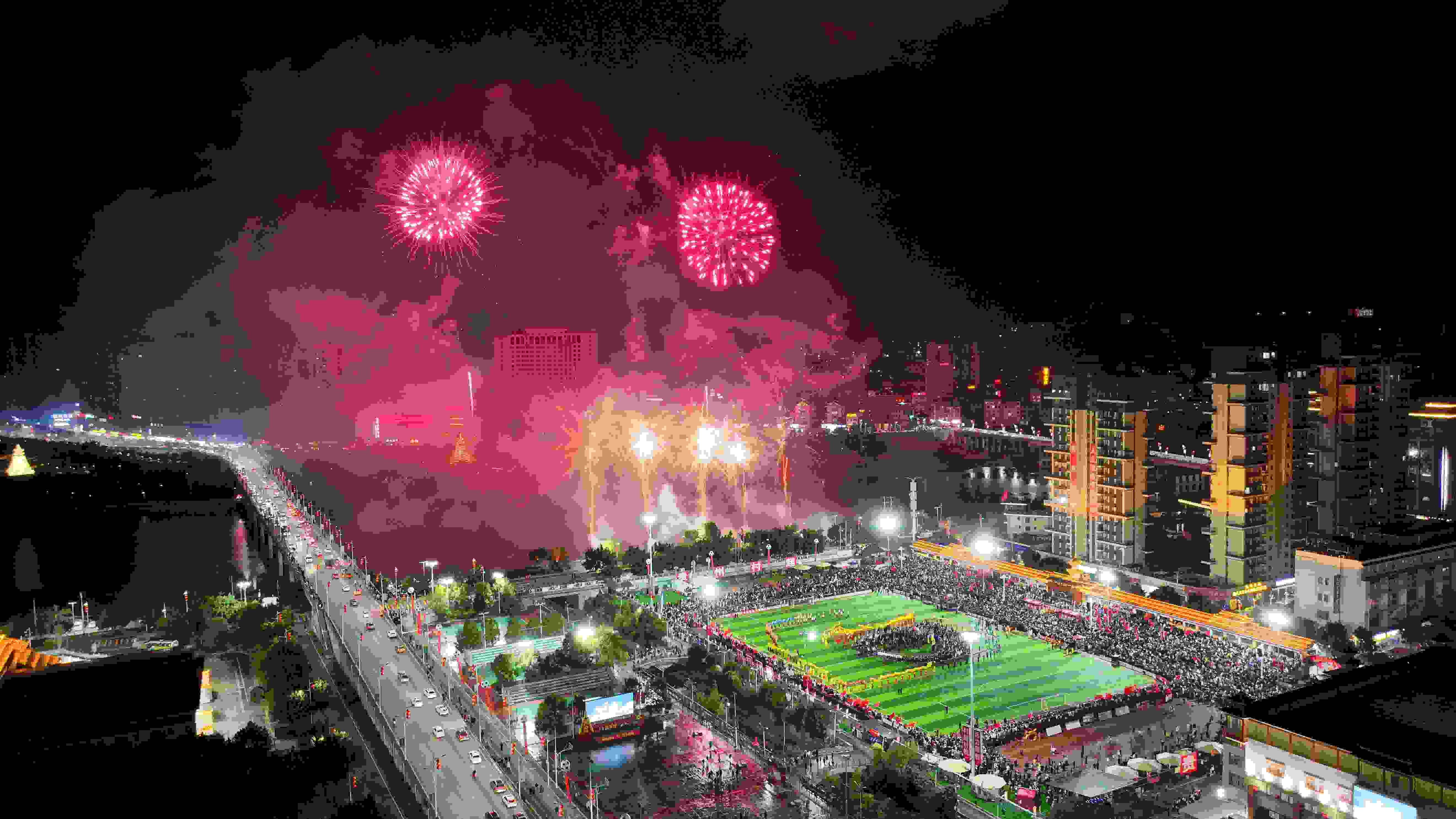 貴州榕江“村超”現場。韋貴金 攝