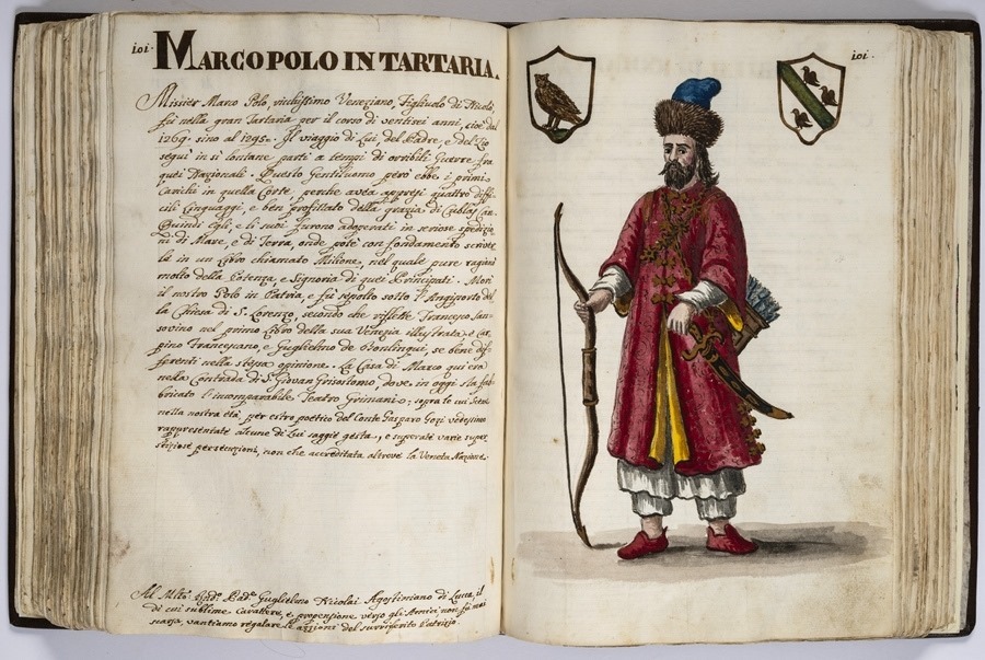 “馬可·波羅的世界”展覽的部分展品。威尼斯市立博物館基金會供圖
