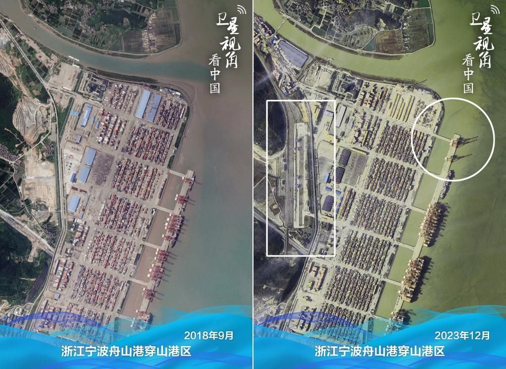 浙江寧波舟山港穿山港區(qū)新建1個泊位及鐵路穿山港站。