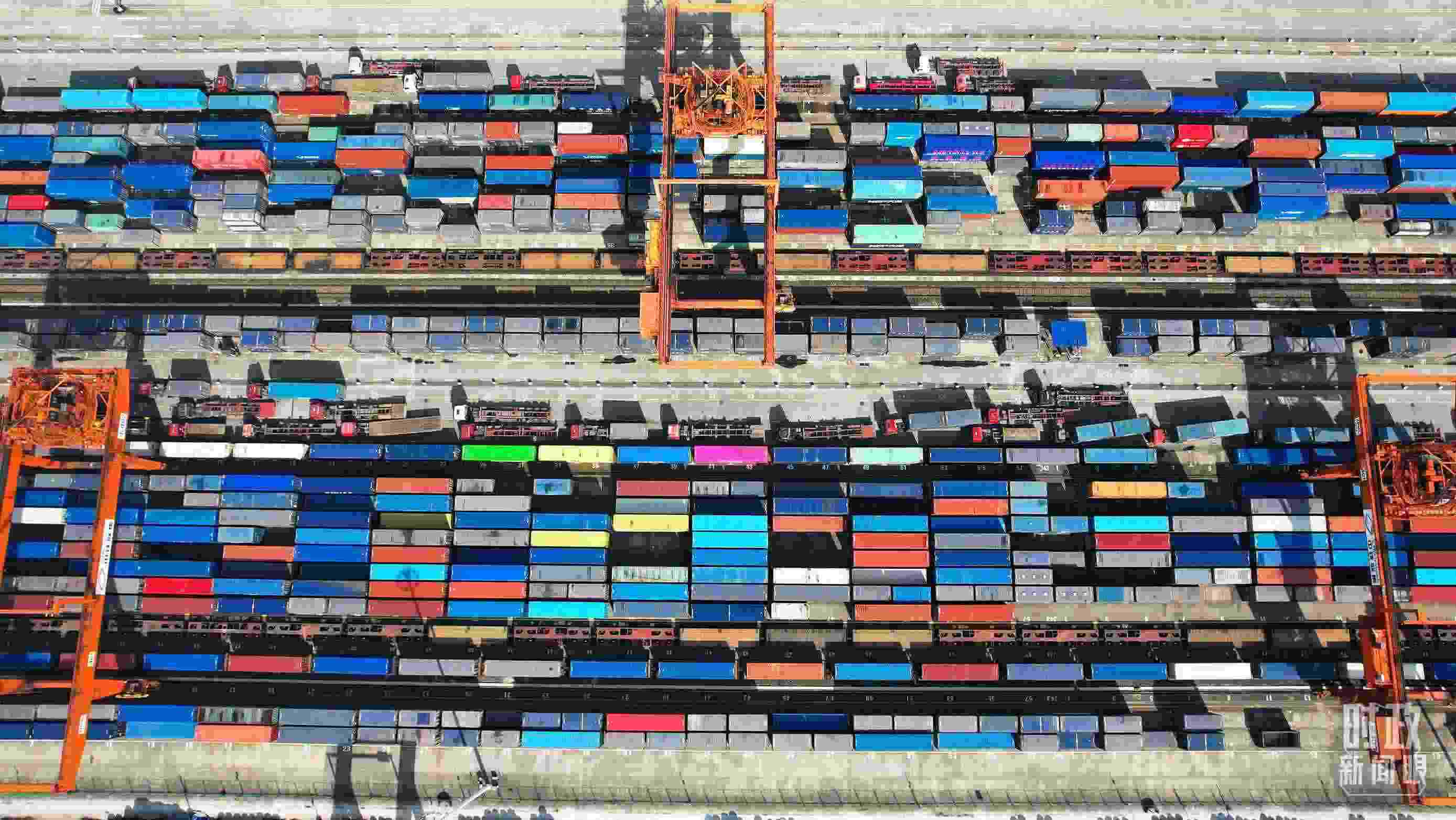 △重慶國際物流樞紐園區(qū)。（總臺記者楊洋拍攝）