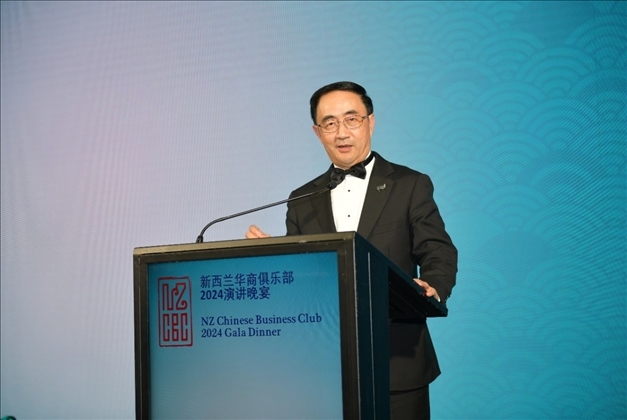 新西蘭華商俱樂部和華商聯(lián)合總會主席楊健。主辦方供圖