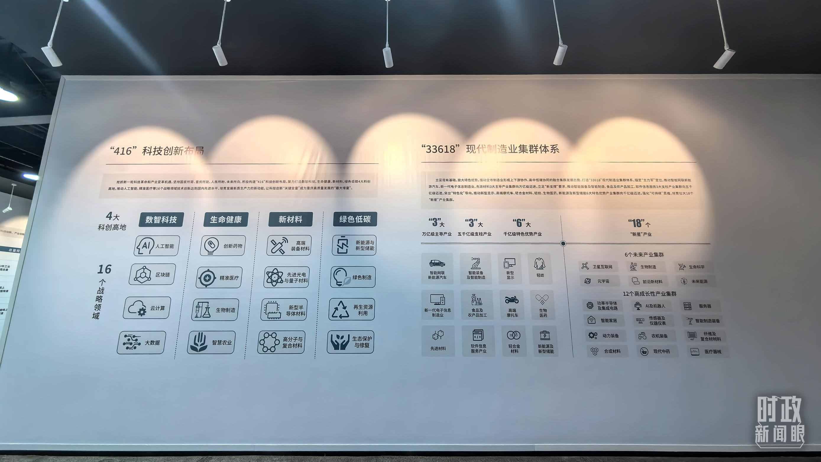 △重慶科技創(chuàng)新和產(chǎn)業(yè)發(fā)展成果展示。（總臺(tái)央廣記者潘毅拍攝）