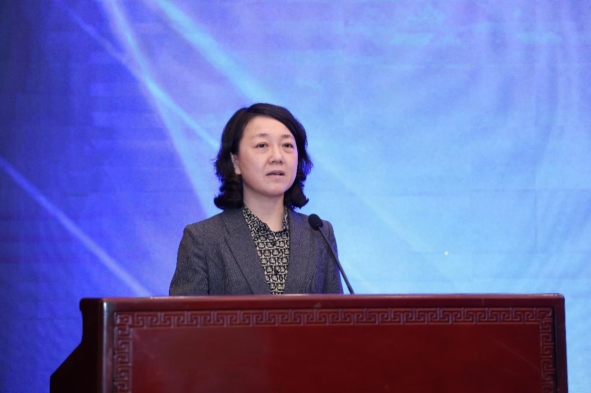 中華全國新聞工作者協會黨組成員、書記處書記吳兢致辭。主辦方供圖