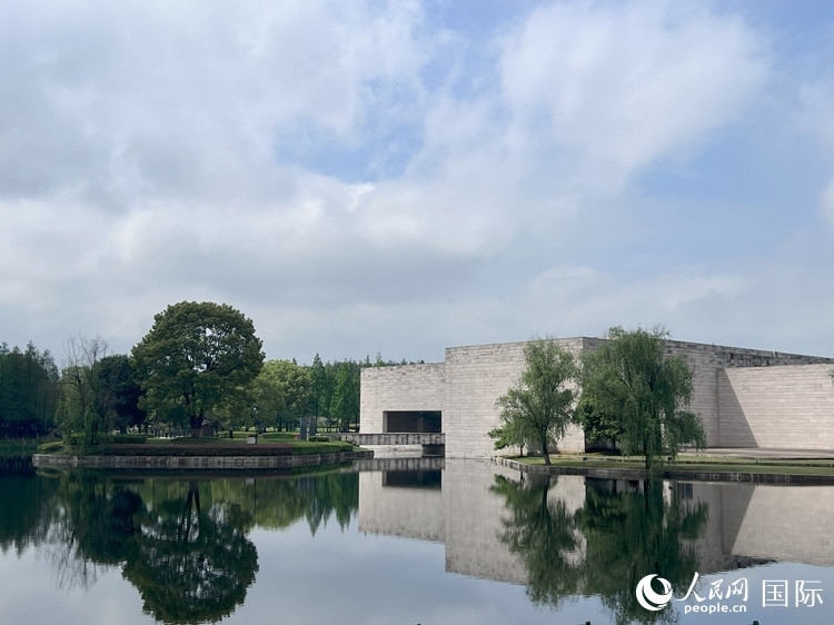 良渚博物院外觀。人民網(wǎng)記者 崔越攝