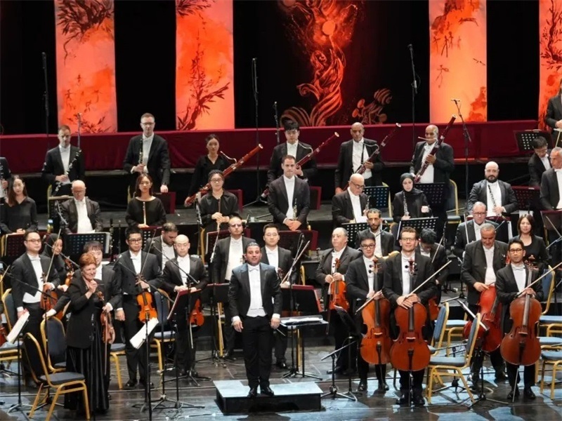阿爾及爾歌劇院交響樂團(tuán)演出活動(dòng)現(xiàn)場(chǎng)。蘇州交響樂團(tuán)供圖
