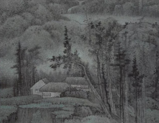 王秦生畫作《晨寂》。主辦方供圖