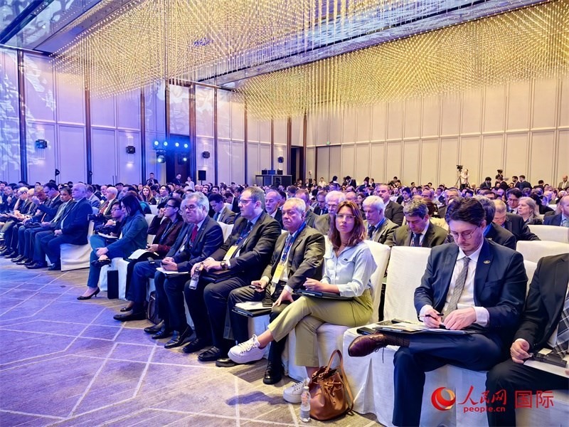 中國—巴西商業(yè)研討會現(xiàn)場。人民網(wǎng)記者 符園園攝