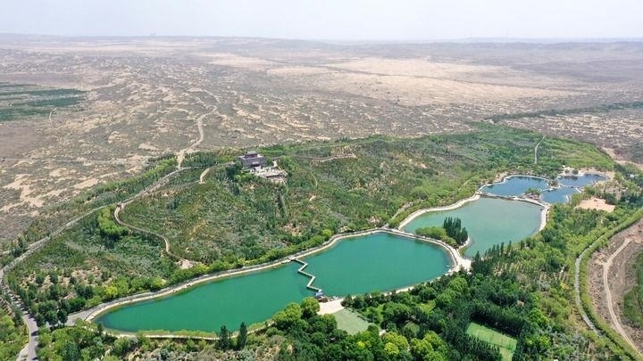 △2023年6月7日，寧夏靈武市白芨灘國家級自然保護區(qū)。