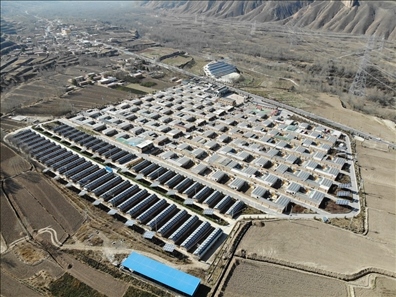 這是2020年11月6日拍攝的班彥新村全貌（無人機(jī)照片）。新華社記者 戴天放 攝