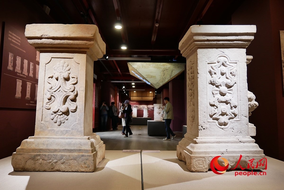 2023年回歸圓明園的石柱。人民網(wǎng)記者 韋衍行攝