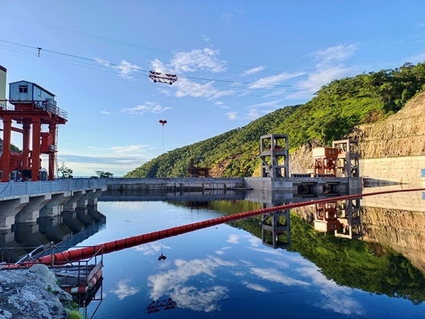 剛果（金）布桑加水電站水庫(kù)。中鐵資源集團(tuán)供圖