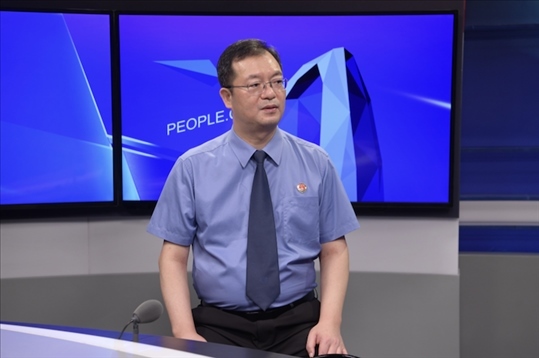 福建省泉州市人民檢察院檢察長(zhǎng)施建清。人民網(wǎng)記者 王曉嘯攝