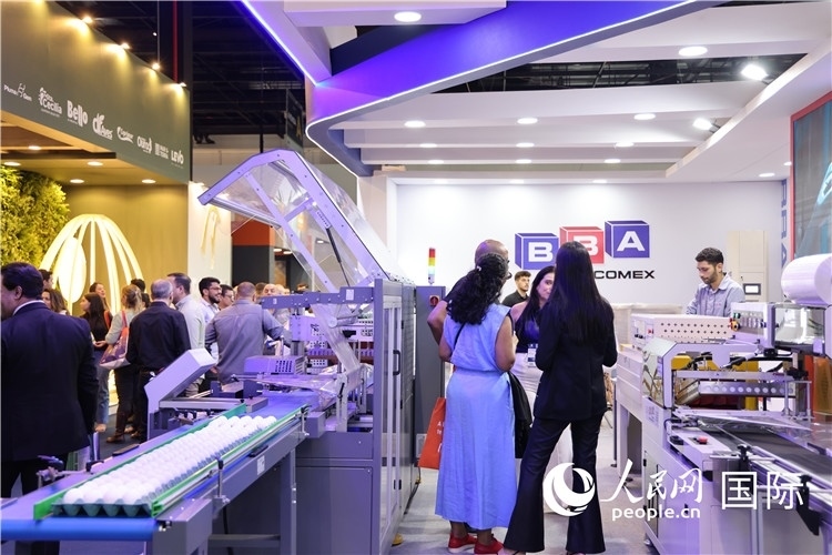 巴西國際動物蛋白展覽會現(xiàn)場。人民網(wǎng)記者 時元皓攝