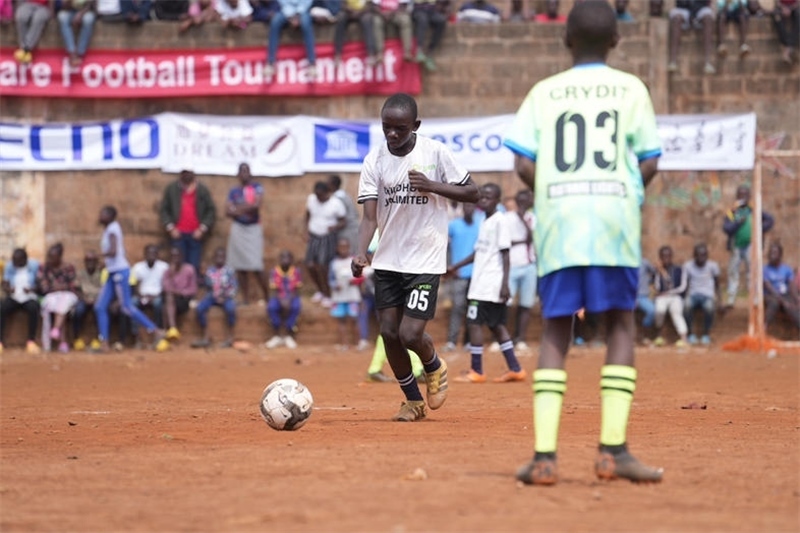 足球比賽現(xiàn)場(chǎng)。主辦方供圖