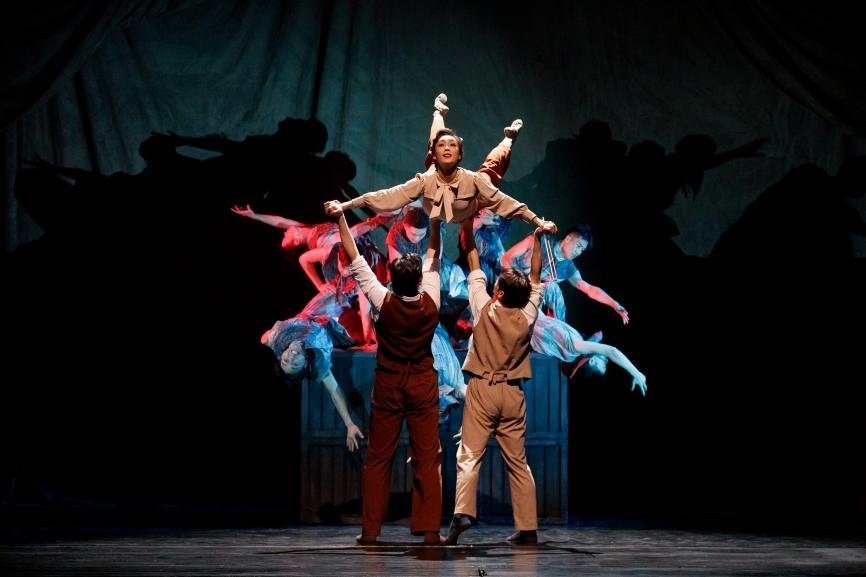 舞劇《熱血當歌》演出現(xiàn)場。主辦方供圖