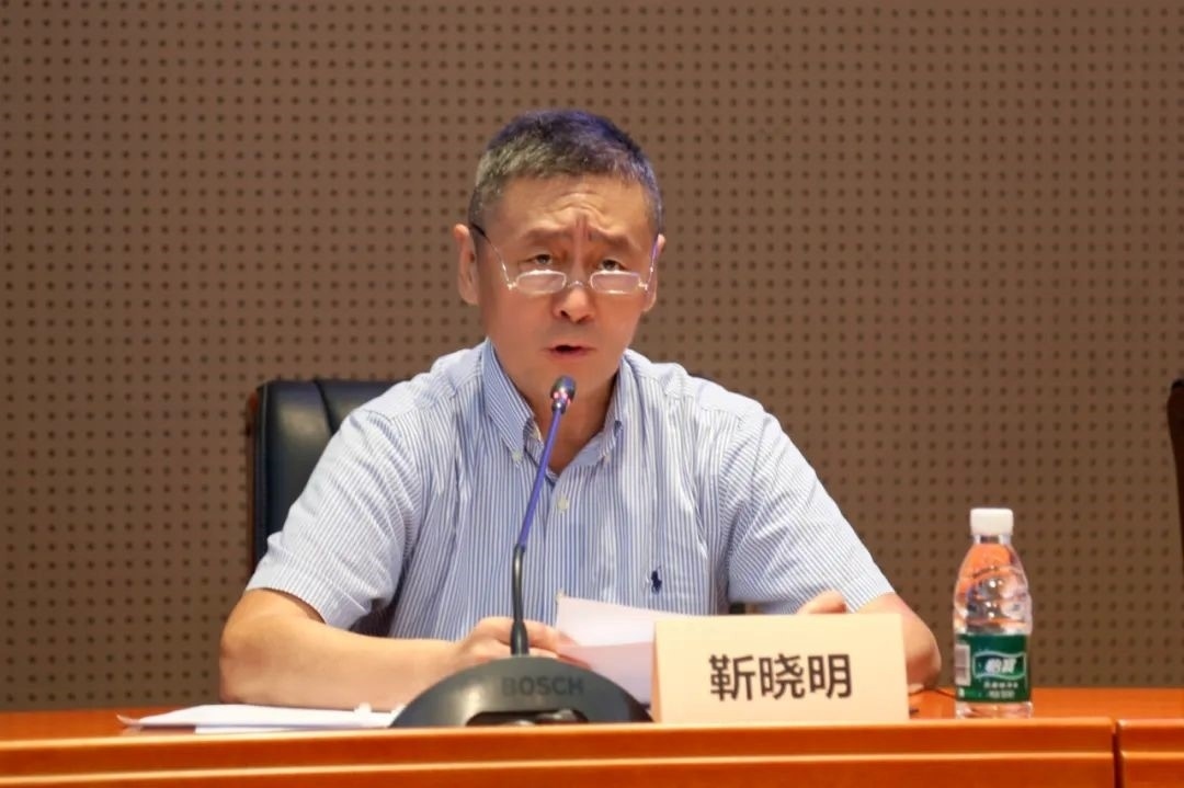 科技外交專家委員會(huì)主任委員、科技部國際合作司原司長(zhǎng)靳曉明致辭。主辦方供圖