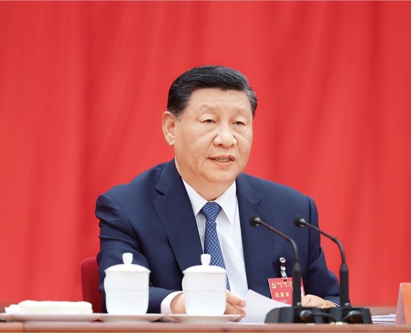 中國共產(chǎn)黨第二十屆中央委員會第三次全體會議，于2024年7月15日至18日在北京舉行。中央委員會總書記習(xí)近平作重要講話。 新華社記者 鞠鵬/攝