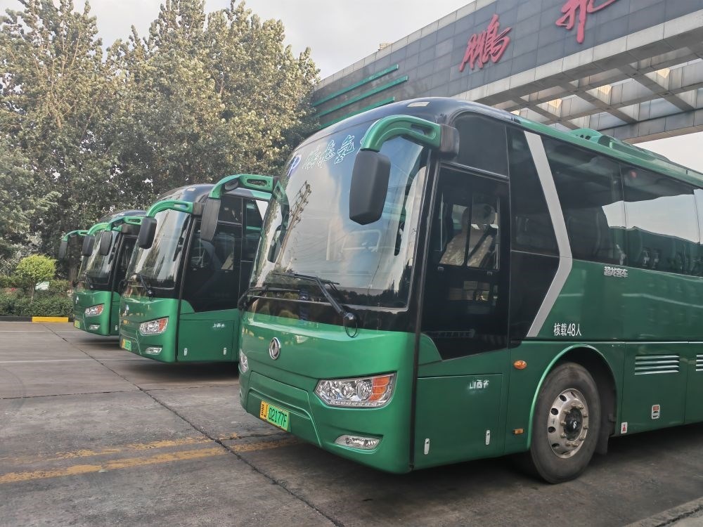 2024年9月4日拍攝的鵬飛集團(tuán)的氫能大巴車。新華社記者 王勁玉 攝