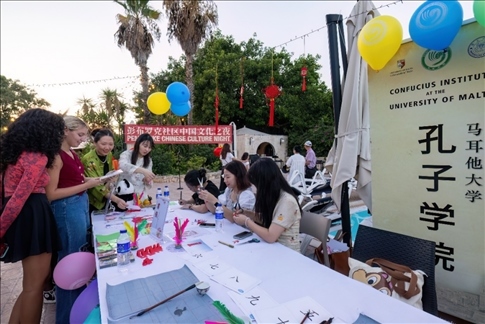 活動現場。 馬耳他大學孔子學院供圖