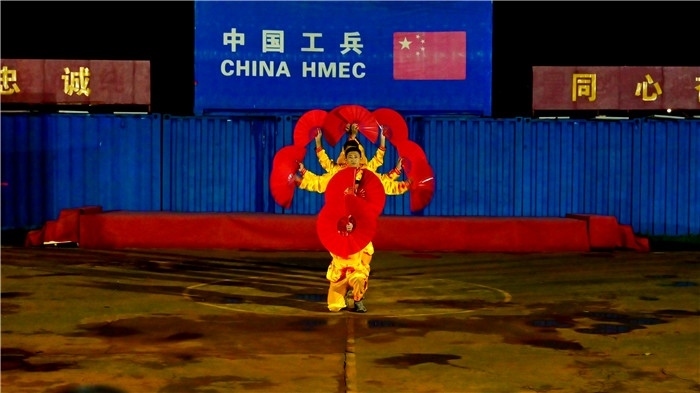 中國(guó)傳統(tǒng)文化節(jié)目表演。孫千攝