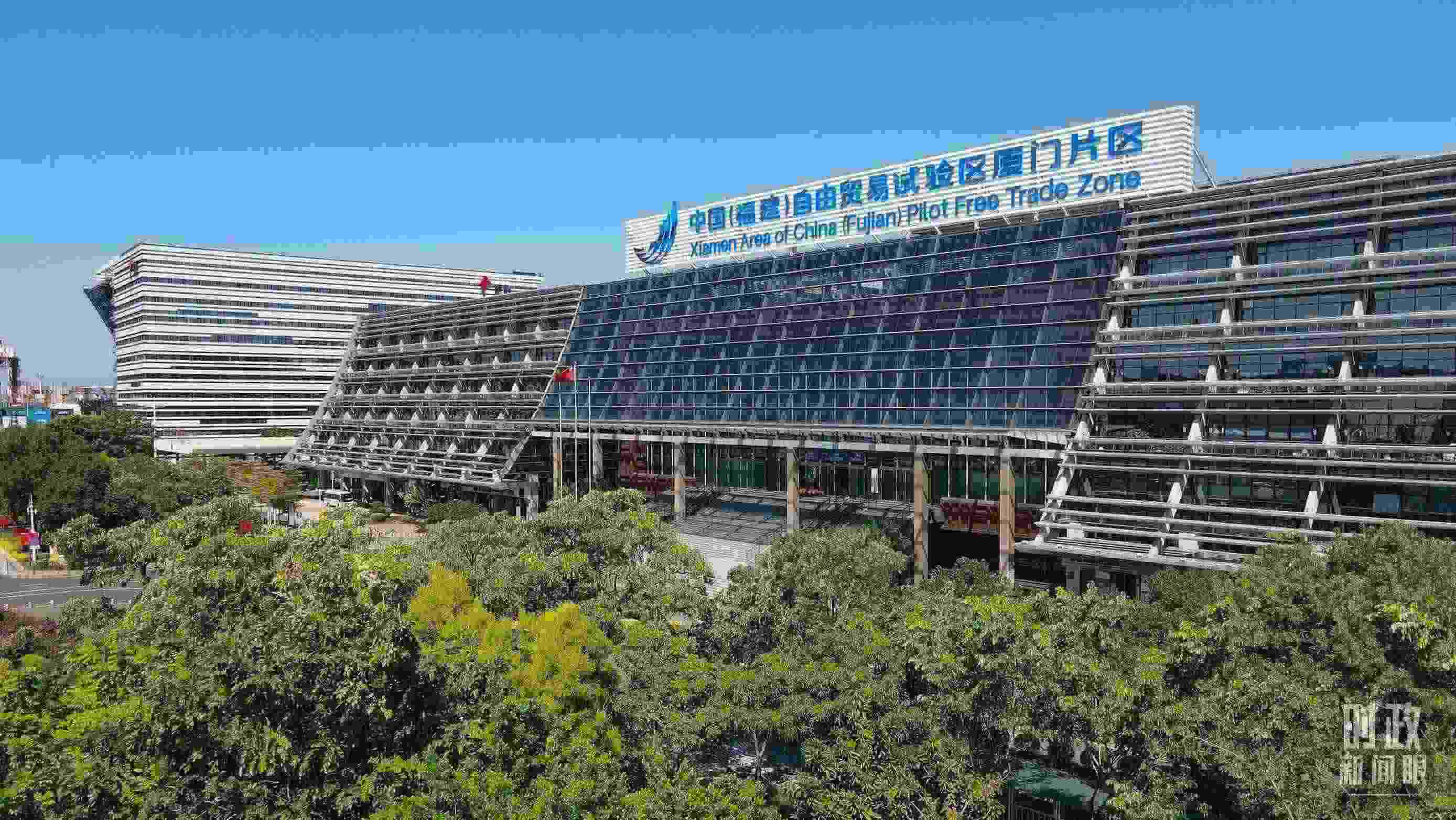 △中國（福建）自由貿(mào)易試驗區(qū)廈門片區(qū)。（總臺記者鄭皓拍攝）