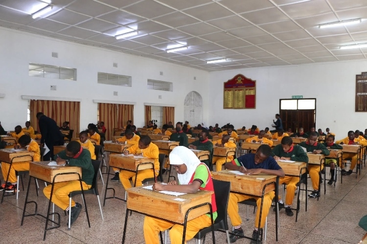 考場現(xiàn)場。埃格頓大學(xué)孔子學(xué)院供圖