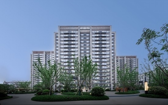 圖為改造后的中鐵臻庭小區(qū)整體外觀。王碩敏 攝